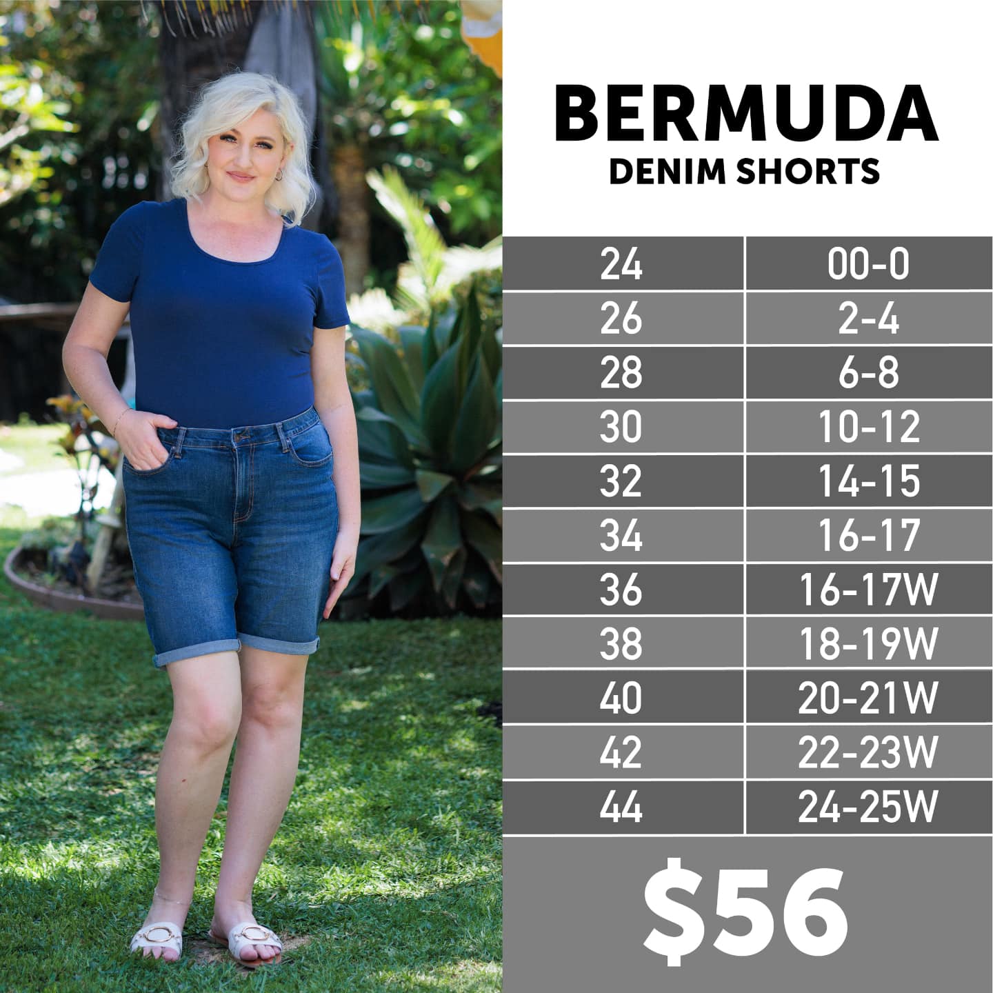 Bermuda Denim Shorts LulaRoe Leslye and Kim