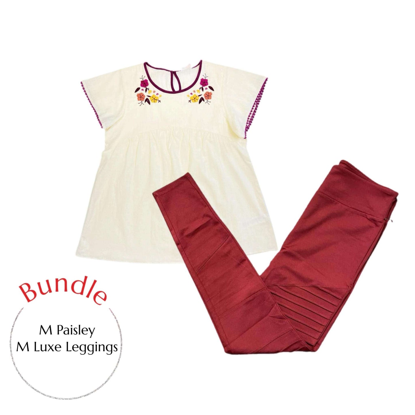 Bundle - Paisley & Luxe Leggings M