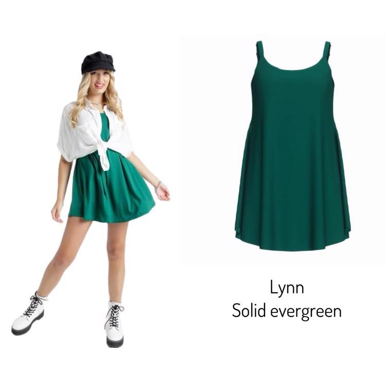 Lynn Romper - Solid Green