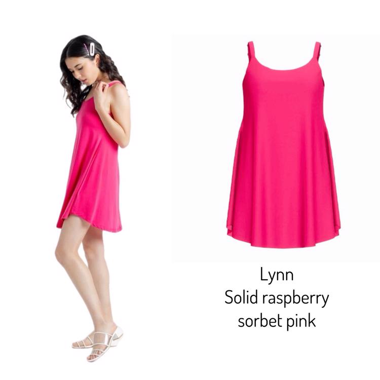 Lynn Romper - Solid Hot Pink