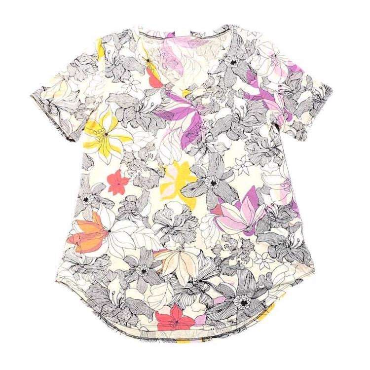 Iris Short Sleeve Tee - Floral