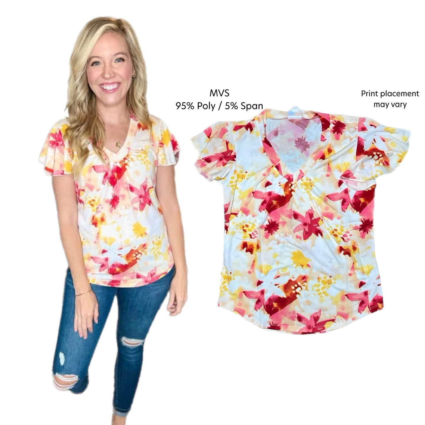 Susie Bell Short Sleeve Tee - Floral