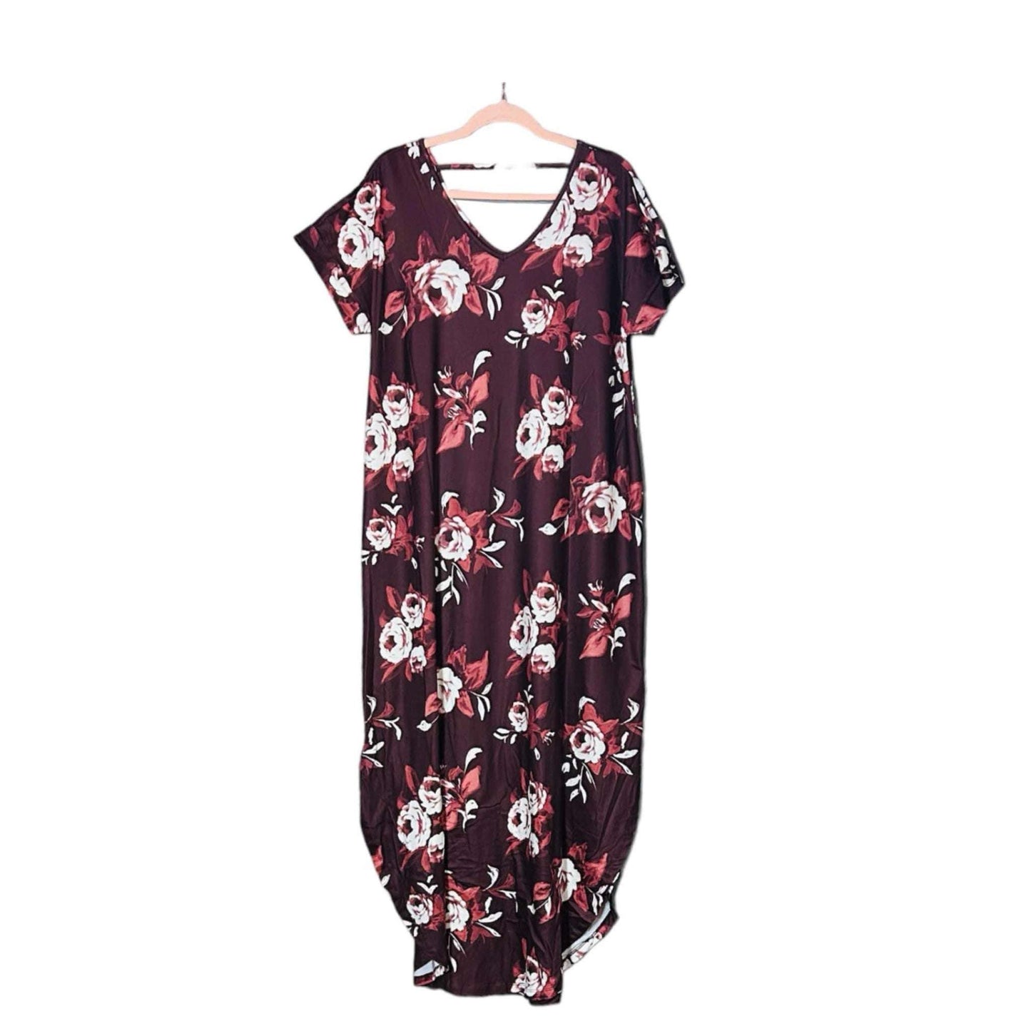 Macy V Neck Dress - Floral
