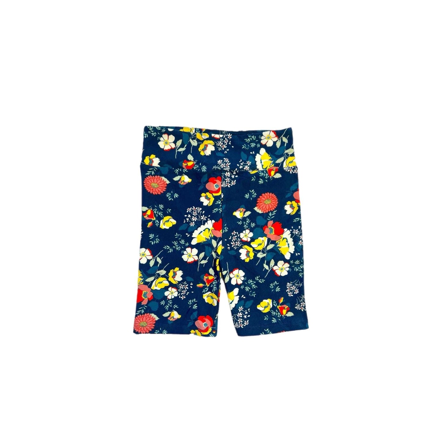 Biker Shorts - Blue Floral