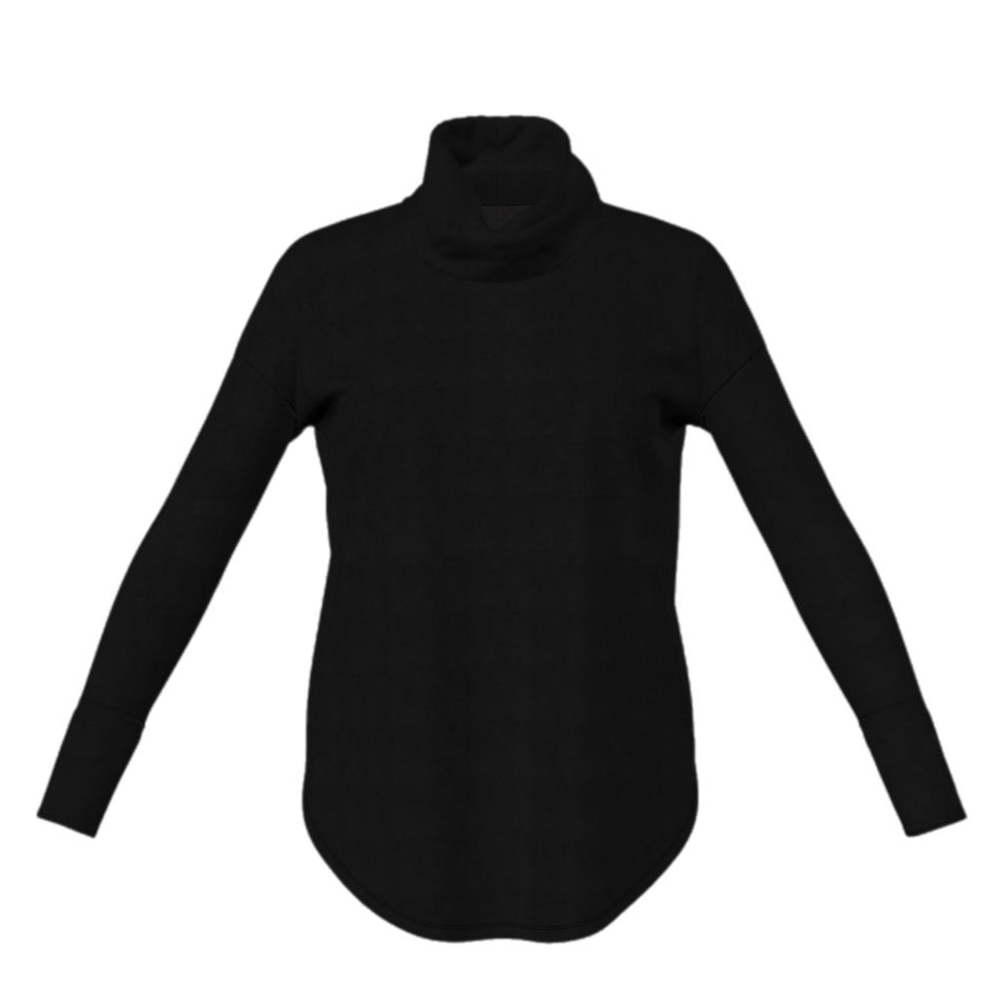 Aubrey Cowl Neck - Solid Black