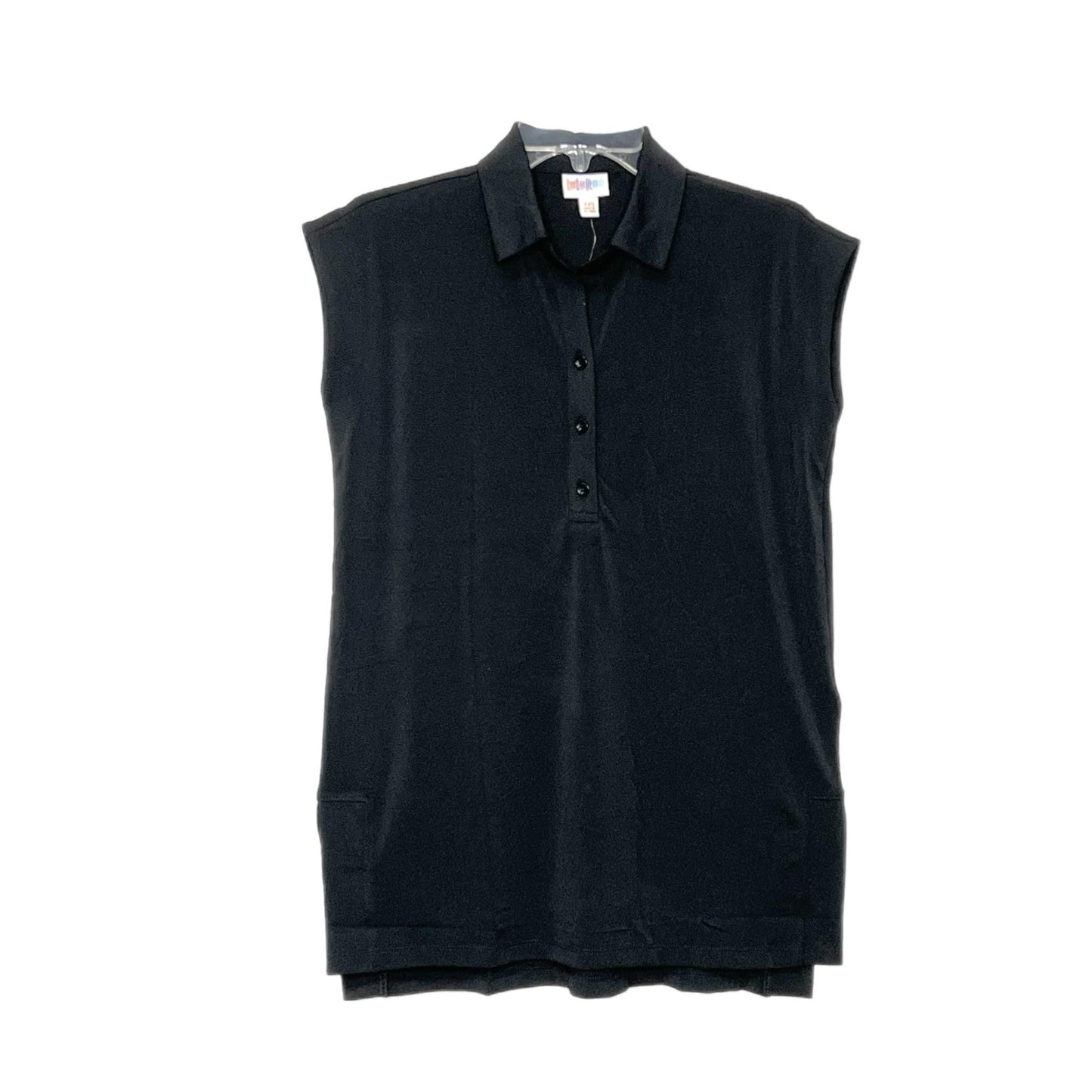 Cori Collared Tunic - Solid Black
