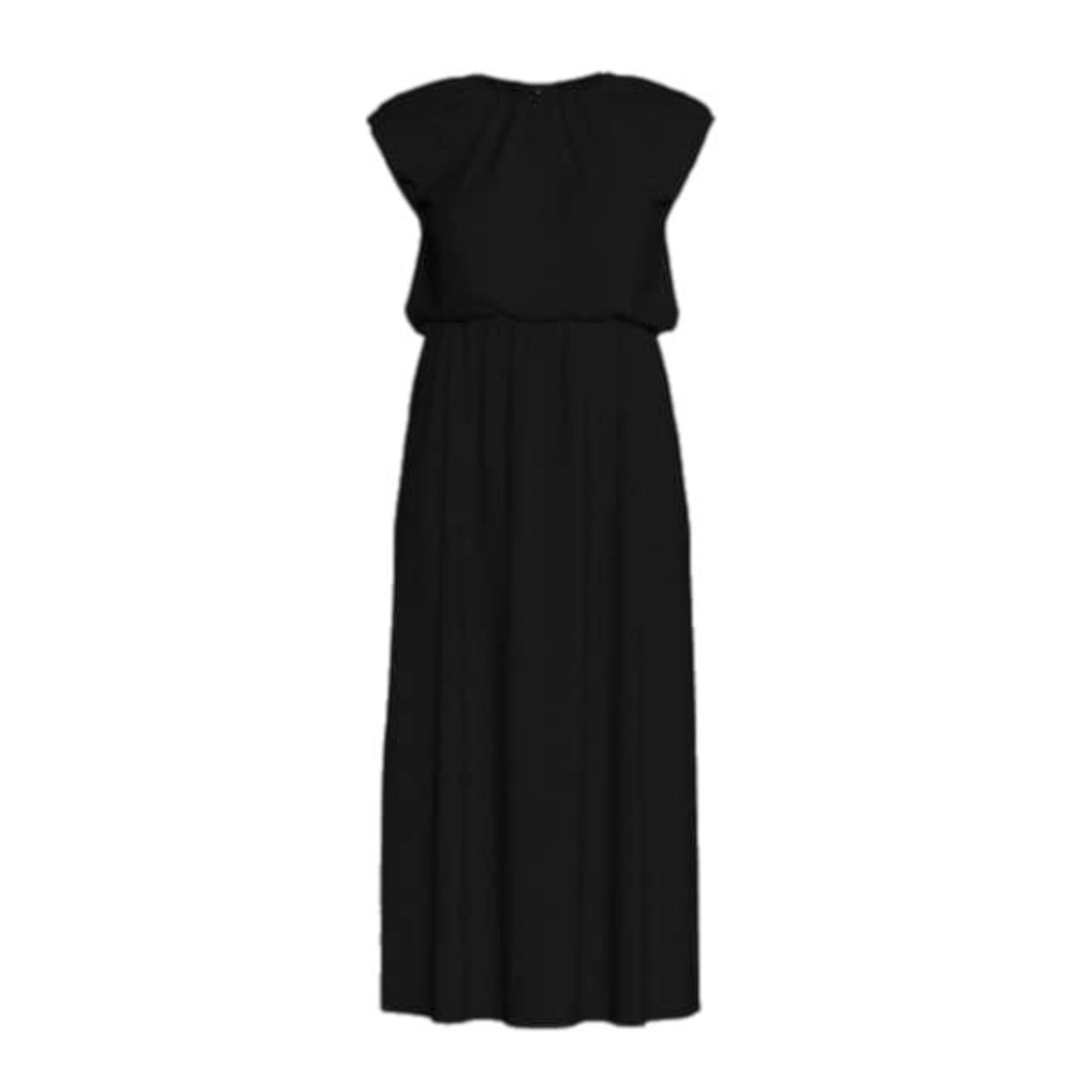 Serenity Vintage Inspired Dress - Solid Black