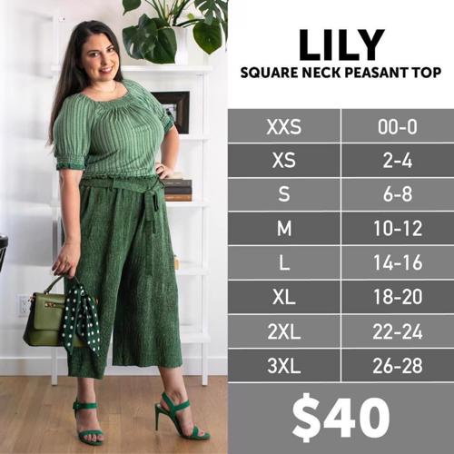 Lily - Square Neck Peasant Top