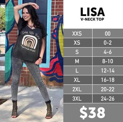 Lisa - V-neck Tee