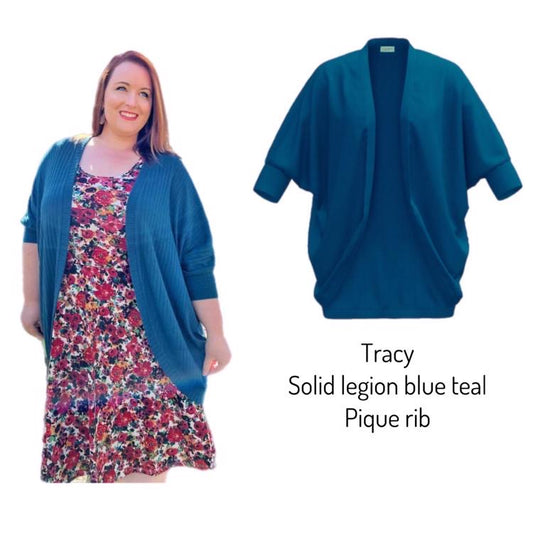 Tracy Cardigan - Solid Teal