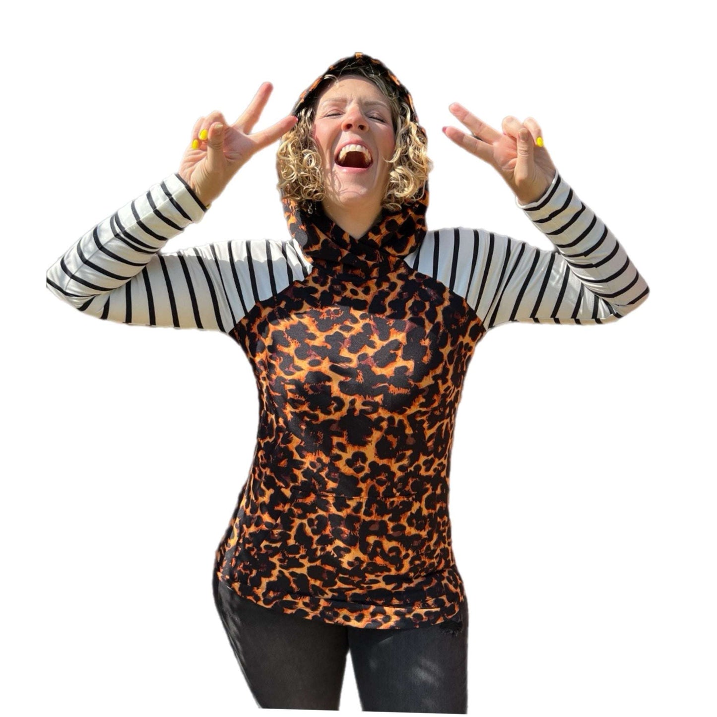 Amber Hoodie Animal Print