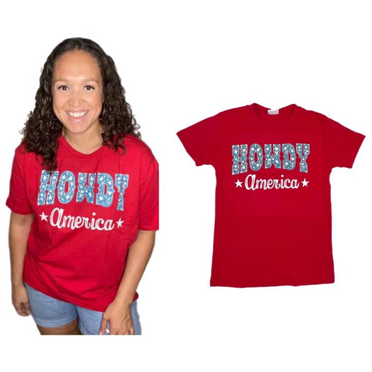 Rocker Short Sleeve Tee - Howdy