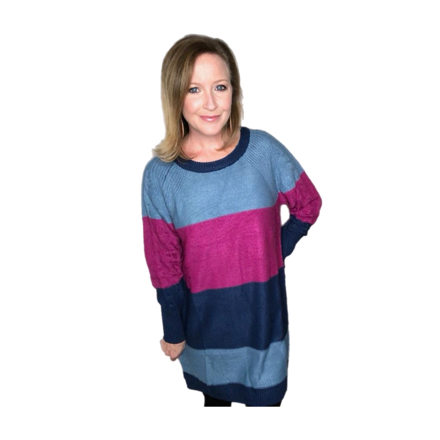 Lauren Sweater Dress - Striped